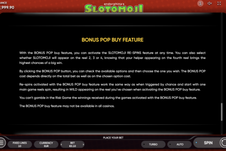 Bonus Pop Buy Feature