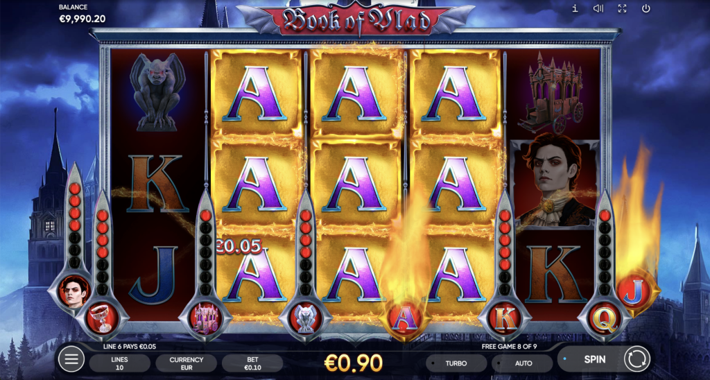 Rodadas Grátis com Símbolos Sangrentos Expansivos