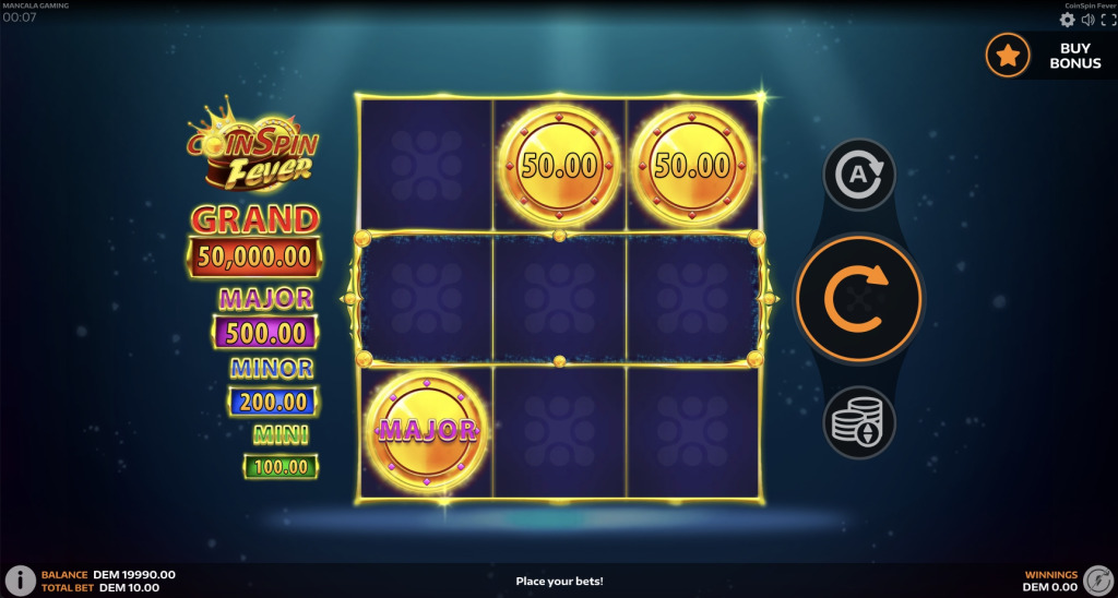 CoinSpin Fever Demo