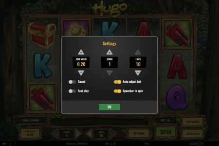 Menu de Configurações