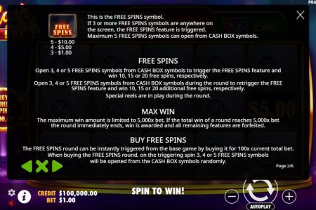 Reglas de Giros Gratis