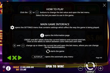 Información de los Botones