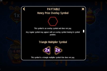 Honey Prize Overlay Symbol and Triangle Multiplier Symbol