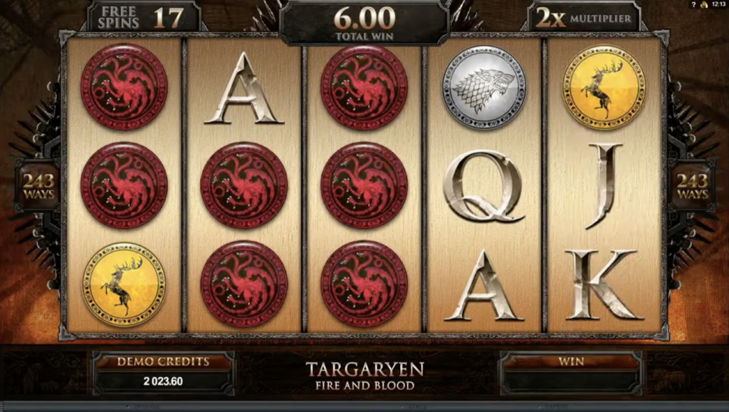 Targaryen Free Spins