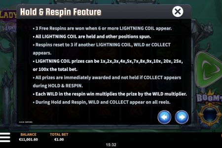 Hold and Respin Feature