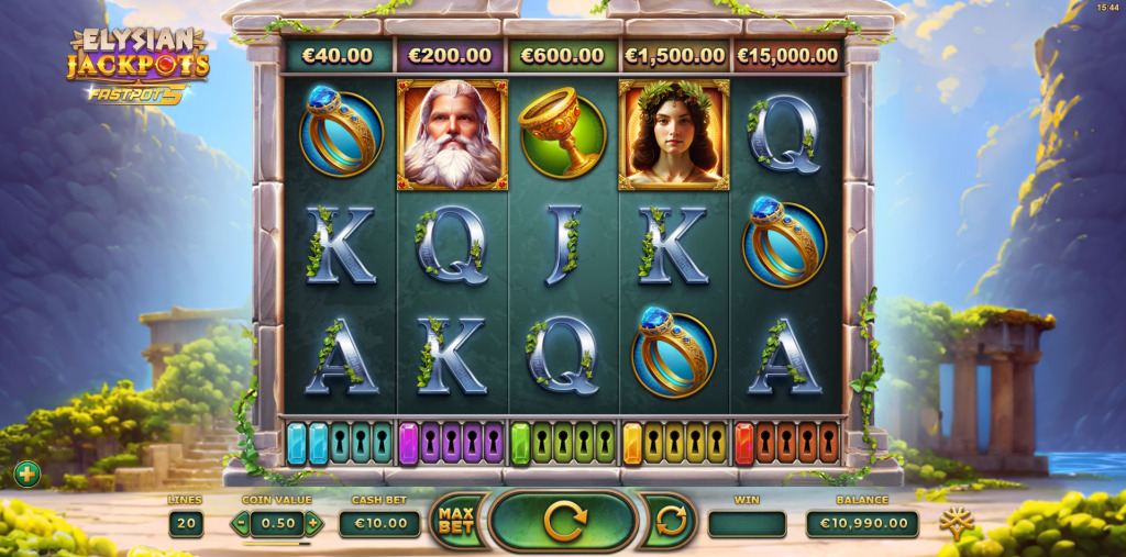 Elysian Jackpots Demo