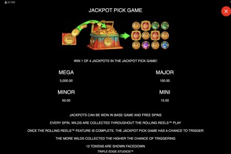 Juego de selección de jackpot