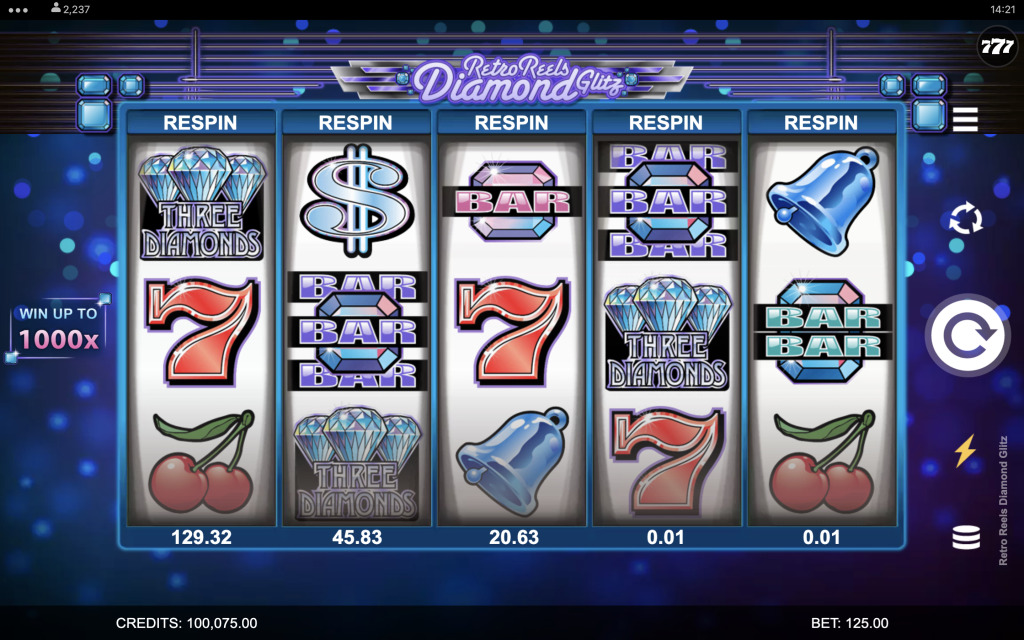 Retro Reels: Diamond Glitz Demo