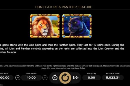 Lion & Panther features rules 1