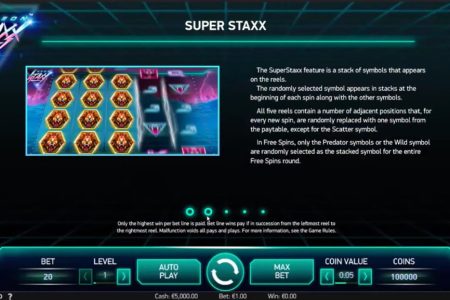 Super Staxx feature rules