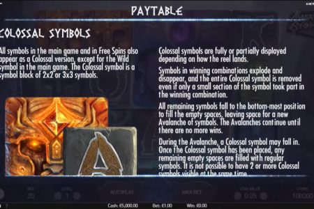 Reglas de los símbolos colosales