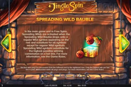 Spreading Wilds feature