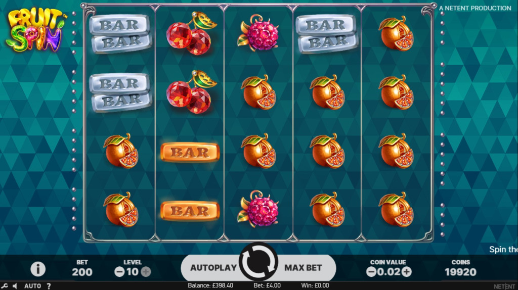 Fruit Spin Demo