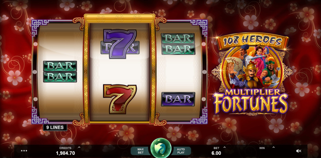 108 Heroes Multiplier Fortunes Demo