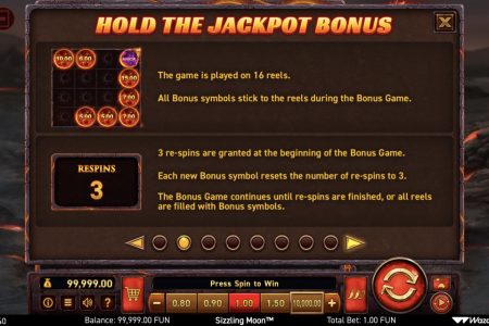 Hold the Jackpot Bonus