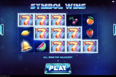 Todas las ganancias pagan en símbolos adyacentes