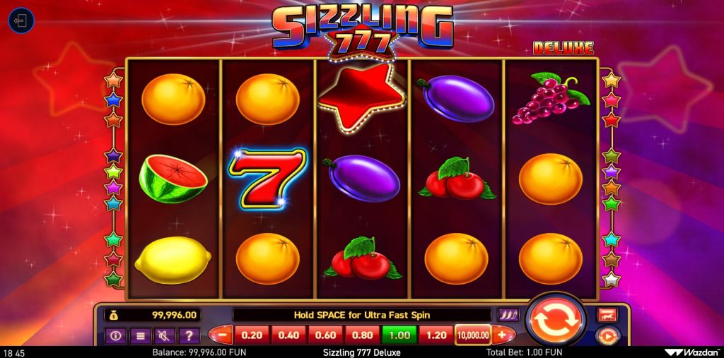 Sizzling 777 Deluxe Demo