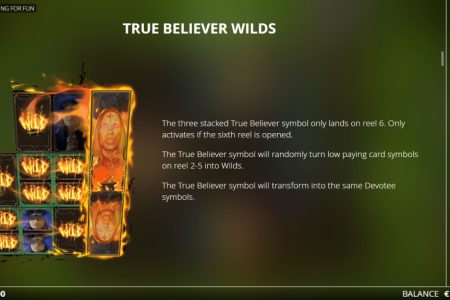 Regras do recurso True Believer Wilds