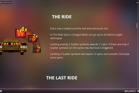 The Ride feature rules