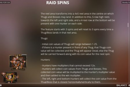 Regras do Raid Spins 1