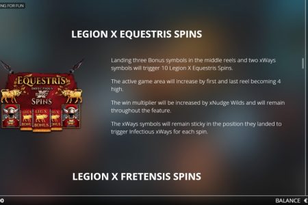 Legion X Equestris Spins rules