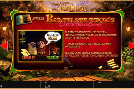 Regras do Bônus Fazedor de Acordos de Rumpelstiltskin