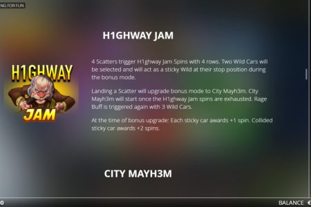 Reglas de Giros Gratis de la Jam de Autopista