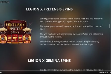 Legion X Fretensis Spins rules