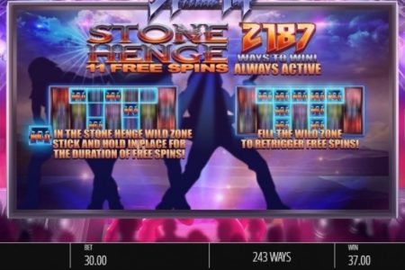 Reglas de los Giros Gratis Stone Henge 