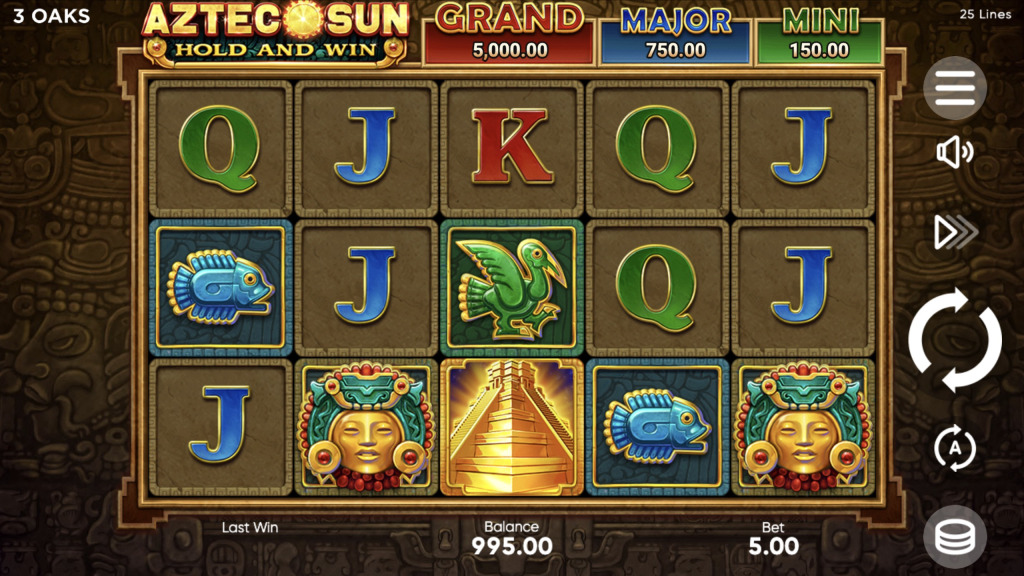 Aztec Sun Hold and Win Demo