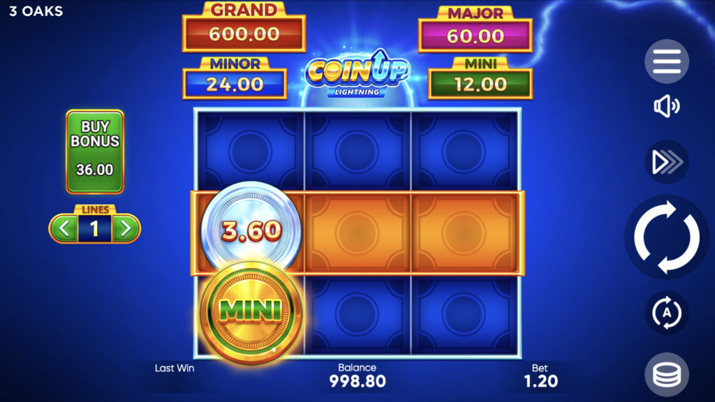 Coin Up Lightning Demo