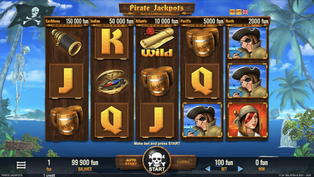 Pirate Jackpots Demo
